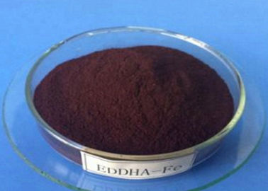 Orto fertilizzante di Eddha del ferro di CAS 16455-61-1, ferro chelato rosso scuro 6 Eddha di Brown
