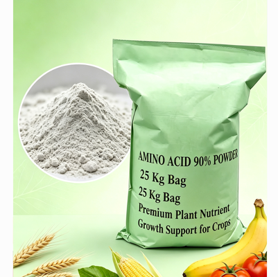90% Purity Enzymatic Hydrolyzed Amino Acid Powder 100% Water Soluble and Organic Certified for Fertilizer